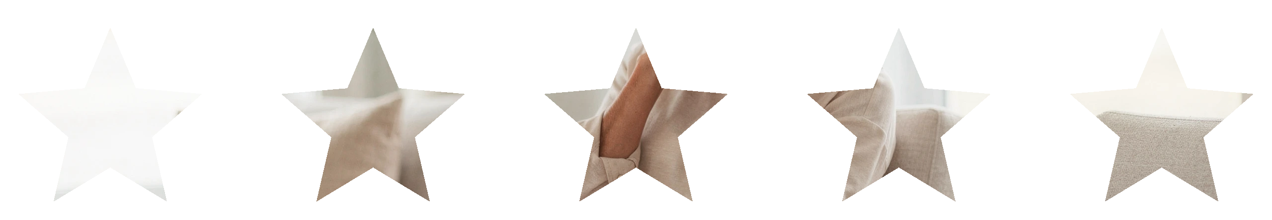 Five stars rating display with four filled stars and one empty star